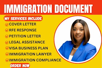 review immigration petitions, applications, niw, and business plan