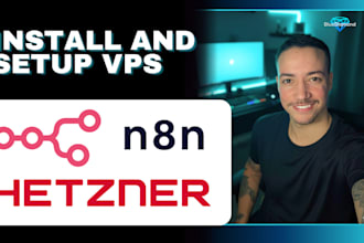 install and configure your vps with n8n and postgresql to automate workflows