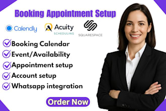 setup acuity scheduling calendly vagaro booking system