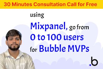 grow your bubble mvp using mixpanel