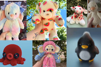 do custom plushie soft toys amigurumi labubu stuffed dolls kawaii crochet design