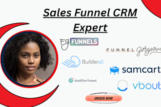 setup fg funnel gorgeous, deadline funnel, vbout, builderall, samcart cartflows