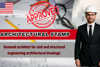 licensed architect for civil and structural engineering architectural drawings