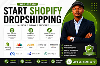 be your personal shopify dropshipping mentor and dropshipping coach