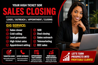 do high ticket sales closer b2b sales closer telemarketing sales representative