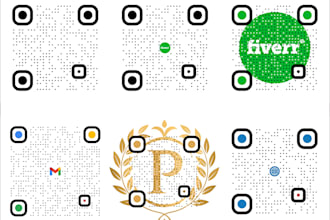 create a professional custom qr code design with your logo