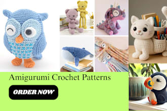 design amigurumi crochet patterns with clear instructions