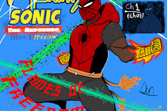 draw a shonen jump magazine inspired cover for you