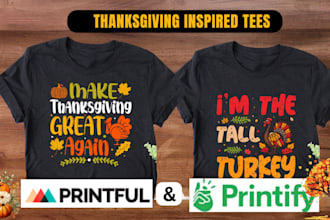 design bulk thanksgiving svg, clipart, and t shirt artwork for pod