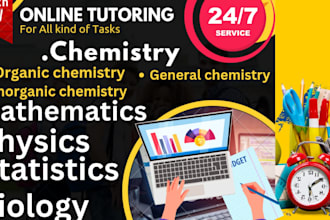 be your math, physics, chemistry and biology tutor