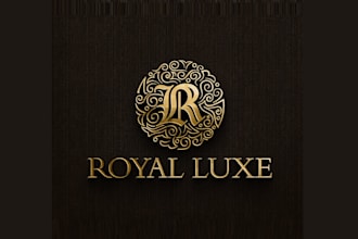 design creating luxury suiting brand logo