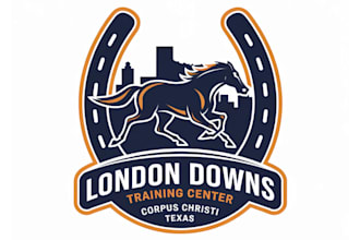 do modern professional custom horse logo