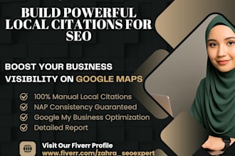 build high authority local citations for google maps SEO