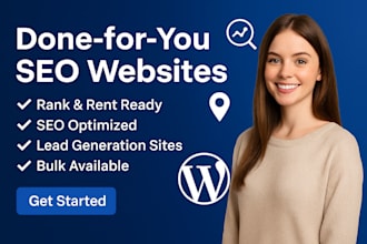 create a done for you website for local business and lead generation