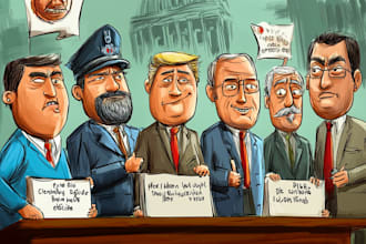 create political and editorial cartoons