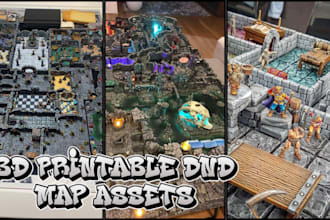 design printable fantasy dnd map, rpg map, and game map assets
