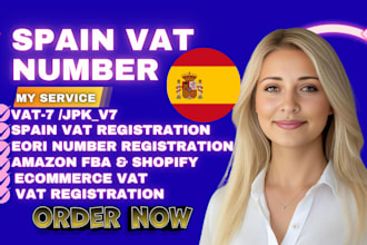 handle spain vat registration for amazon fba and shopify non residents