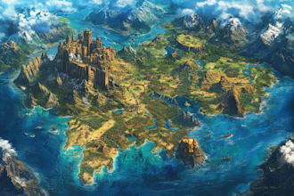 draw your fantasy novel or dnd map
