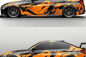 design a design a vehicle wrap, car wrap, food truck wrap