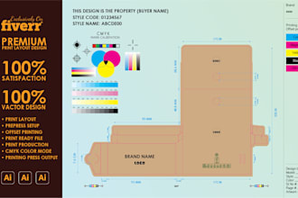 create print ready files for offset and digital printing press