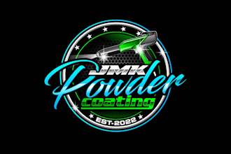 create exclusive and marvelous powder coating logo design