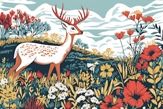 illustrate botanical and animal illustration