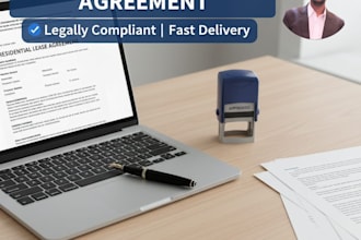 draft a professional rent agreement for residential or commercial propert