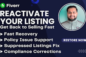 reinstate your suspended amazon listing and fix suppressed issues