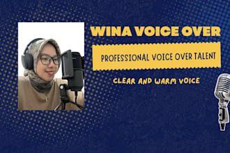 record indonesian voice over for your script