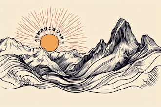 make a minimalist lineart tattoo design or illustration