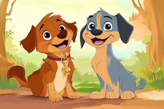 create a unique disney pet portrait