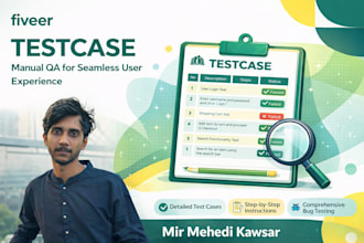 design test case and execute