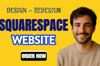 redesign squarespace website edit polish customize improve website functionality