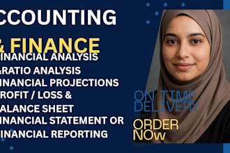 assist in accounting and finance related project