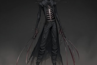 do scary fantasy horror character