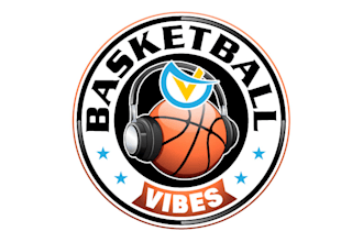 design basketball logo with abstract art