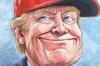 do funny political cartoons