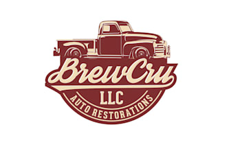 design classy automotive restoration firm logo