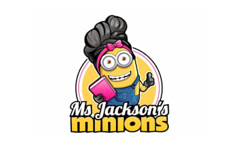 create creative and good looking minion logo design