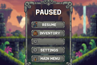 design professional game UI, UX, and custom unity shaders