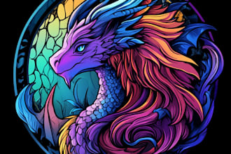 create unique medieval, fantasy, rpg, mmorpg game logo title