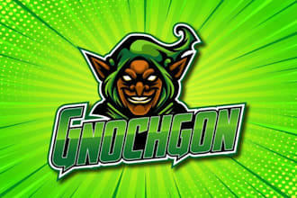 design a custom esports mascot logo for you