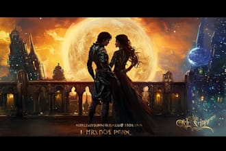 design erotica romance book cover or ebook cover
