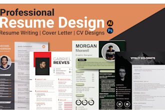 provide professional resume design, modern resume writing ats friendly