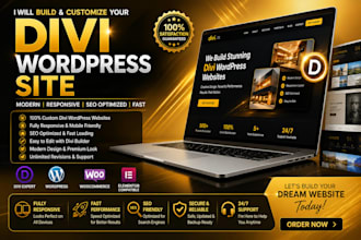 design a professional divi wordpress website