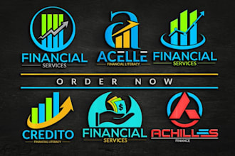 design a unique financial accounting tax consulting logo