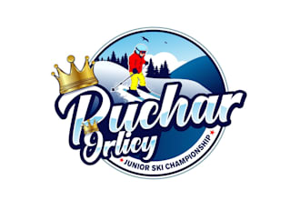 create wonderful and excellent ski logo design