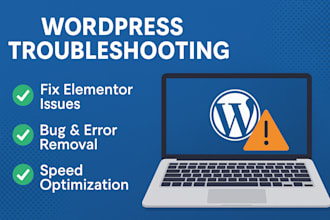 fix wordpress or elementor issues fast and professionally