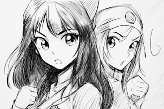 sketch you anime sketch art