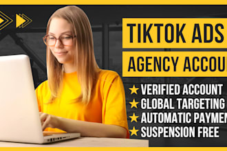 create tiktok agency ads account, tiktok ads manager